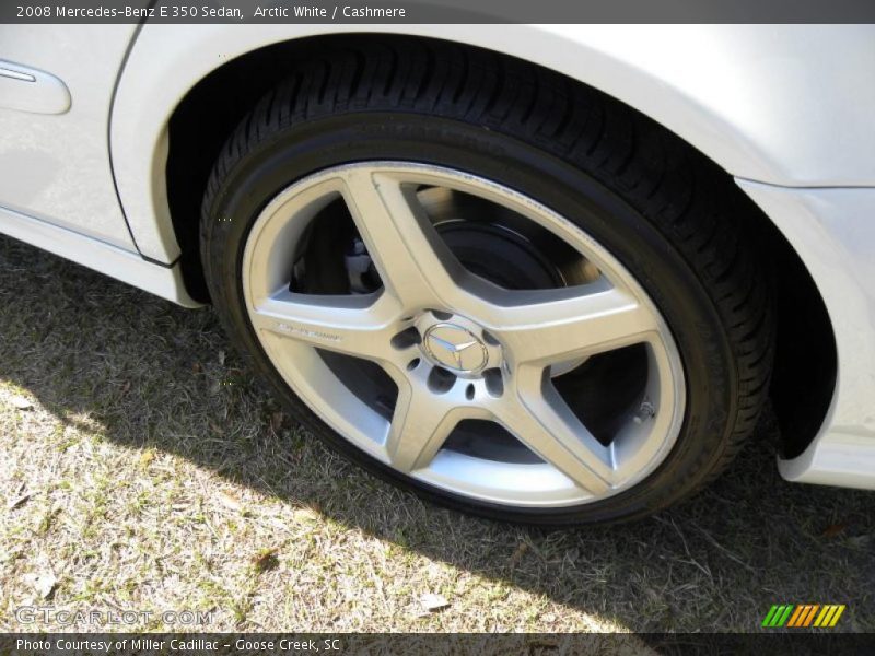 Arctic White / Cashmere 2008 Mercedes-Benz E 350 Sedan