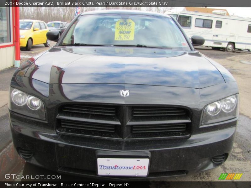 Brilliant Black Crystal Pearl / Dark Slate Gray/Light Slate Gray 2007 Dodge Charger AWD