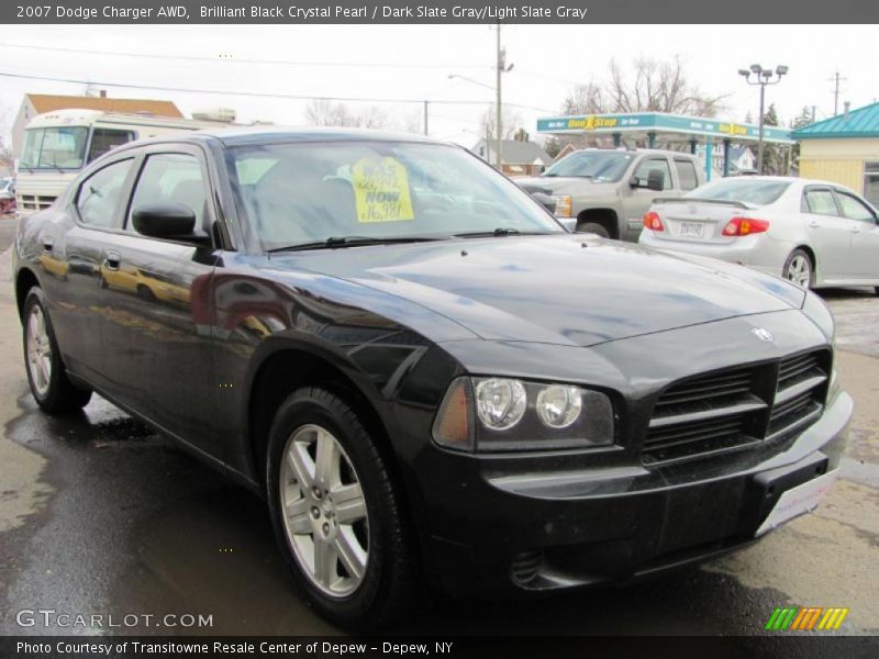 Brilliant Black Crystal Pearl / Dark Slate Gray/Light Slate Gray 2007 Dodge Charger AWD