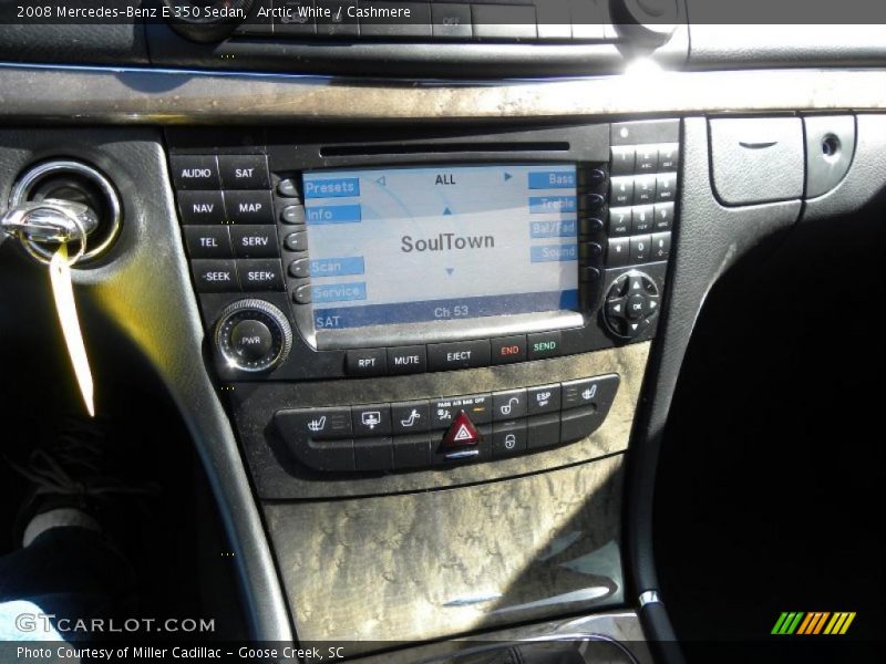 Arctic White / Cashmere 2008 Mercedes-Benz E 350 Sedan
