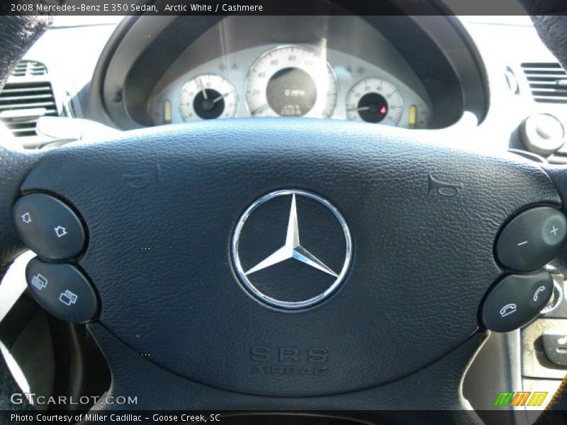 Arctic White / Cashmere 2008 Mercedes-Benz E 350 Sedan