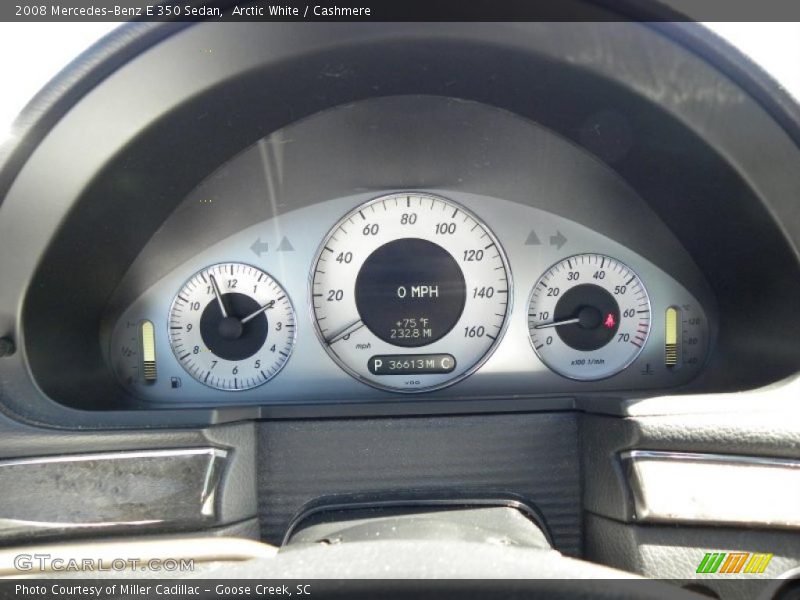 Arctic White / Cashmere 2008 Mercedes-Benz E 350 Sedan