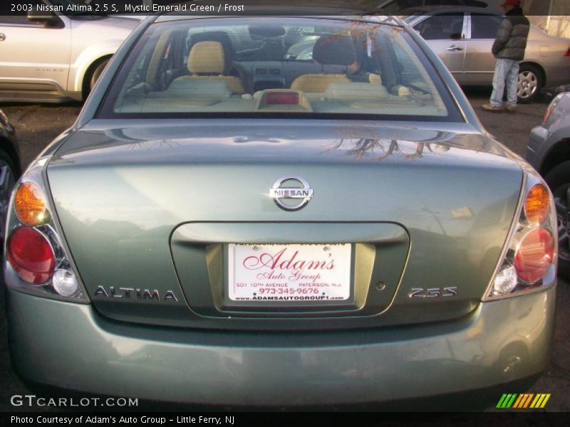 Mystic Emerald Green / Frost 2003 Nissan Altima 2.5 S