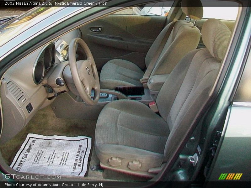 Mystic Emerald Green / Frost 2003 Nissan Altima 2.5 S