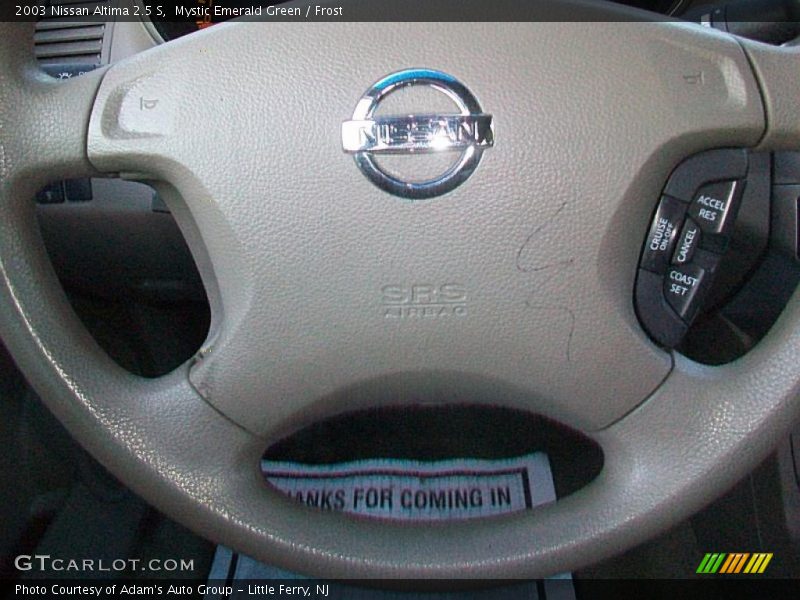 Mystic Emerald Green / Frost 2003 Nissan Altima 2.5 S
