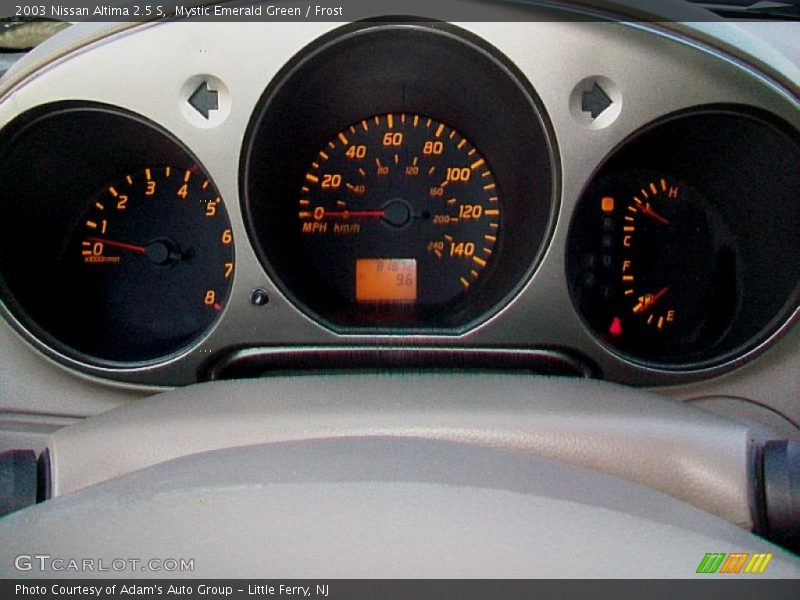 Mystic Emerald Green / Frost 2003 Nissan Altima 2.5 S