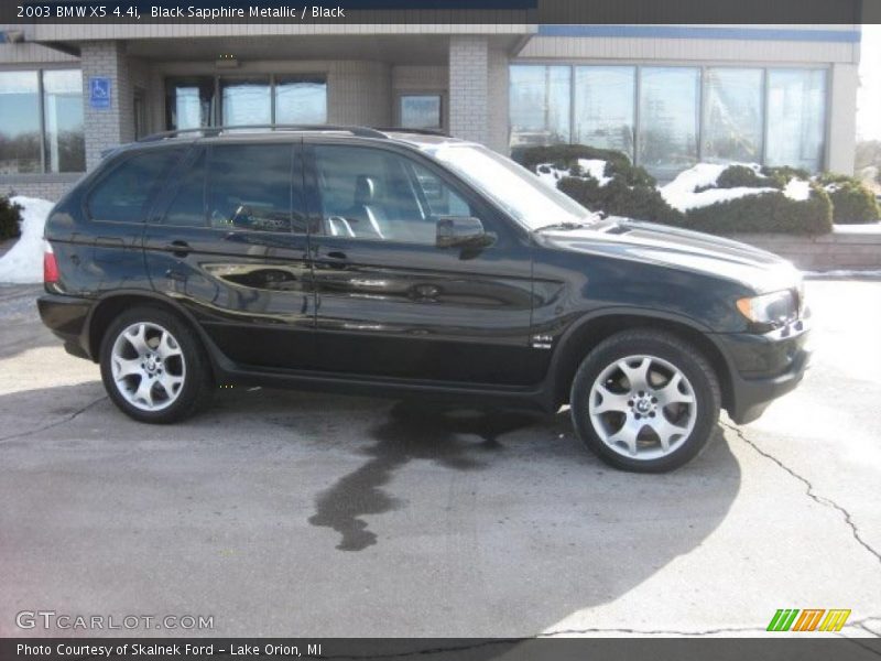 Black Sapphire Metallic / Black 2003 BMW X5 4.4i