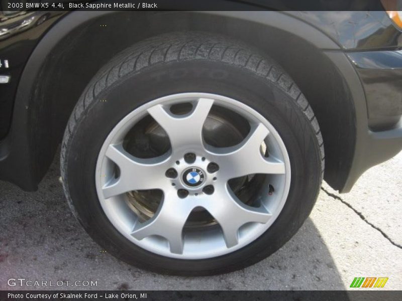 Black Sapphire Metallic / Black 2003 BMW X5 4.4i