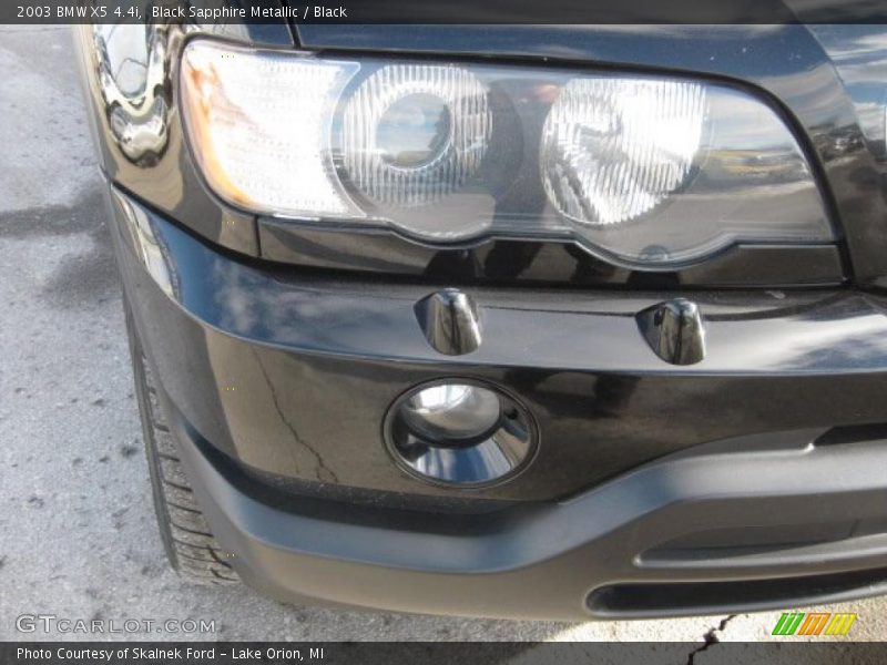 Black Sapphire Metallic / Black 2003 BMW X5 4.4i