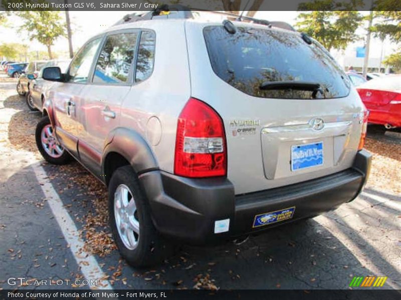 Sahara Silver / Gray 2005 Hyundai Tucson GLS V6