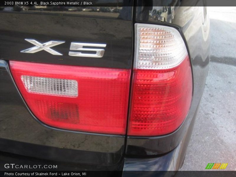 Black Sapphire Metallic / Black 2003 BMW X5 4.4i