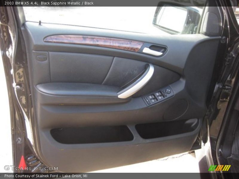 Black Sapphire Metallic / Black 2003 BMW X5 4.4i