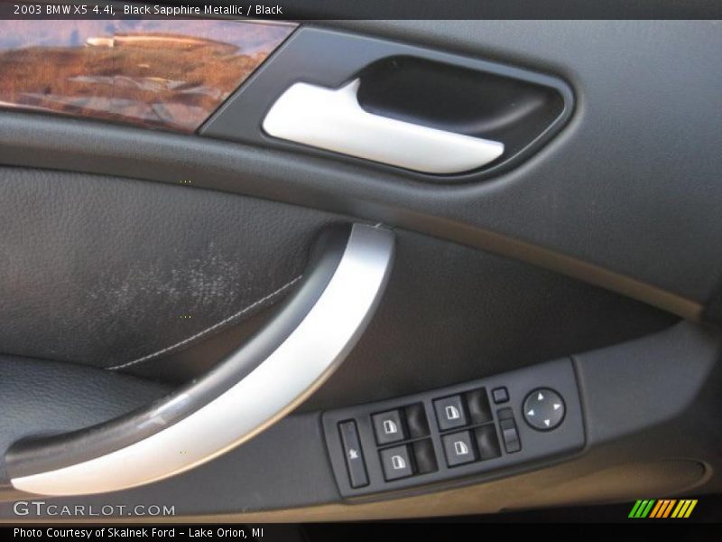 Black Sapphire Metallic / Black 2003 BMW X5 4.4i