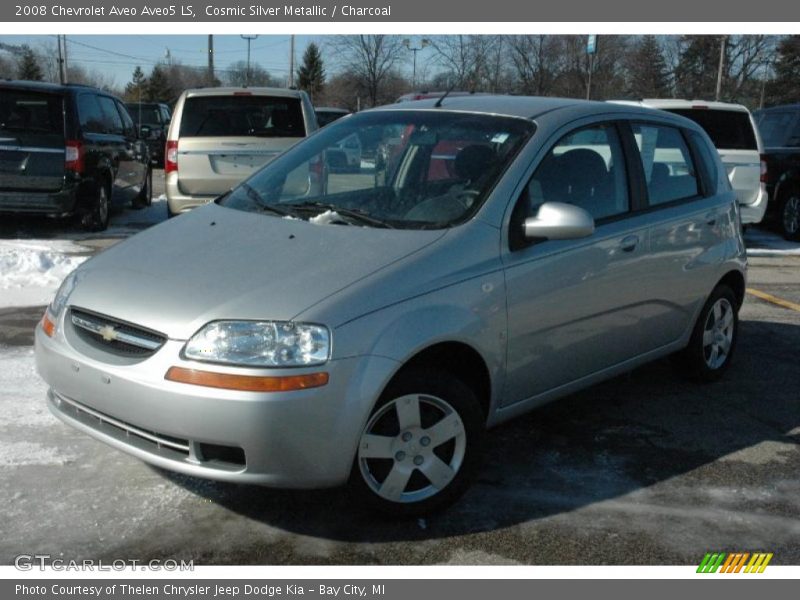 Cosmic Silver Metallic / Charcoal 2008 Chevrolet Aveo Aveo5 LS