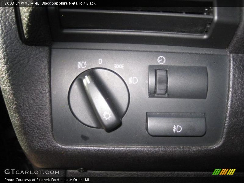 Black Sapphire Metallic / Black 2003 BMW X5 4.4i