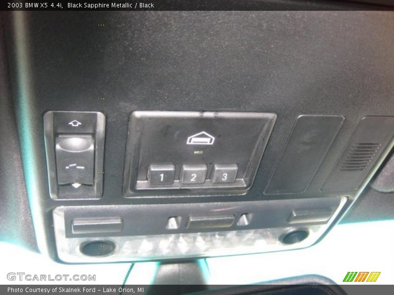 Black Sapphire Metallic / Black 2003 BMW X5 4.4i