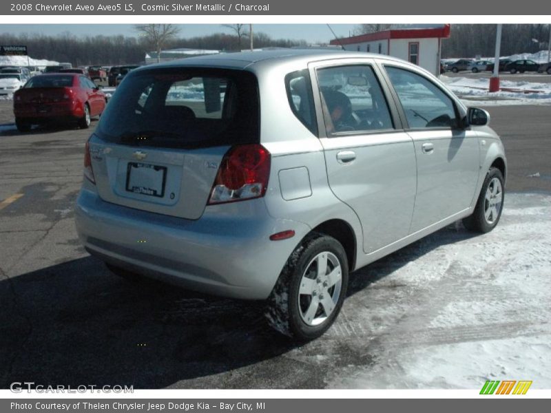Cosmic Silver Metallic / Charcoal 2008 Chevrolet Aveo Aveo5 LS