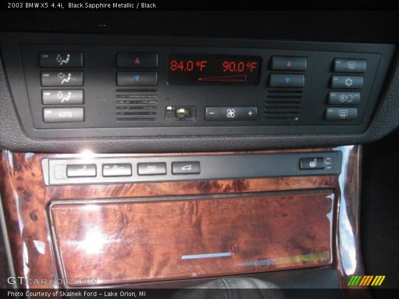 Black Sapphire Metallic / Black 2003 BMW X5 4.4i
