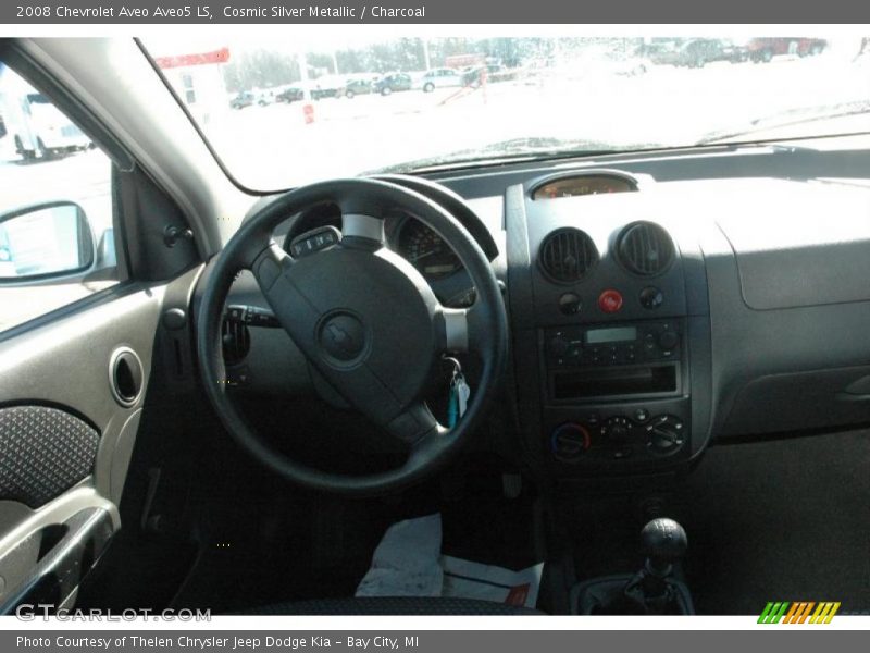 Cosmic Silver Metallic / Charcoal 2008 Chevrolet Aveo Aveo5 LS