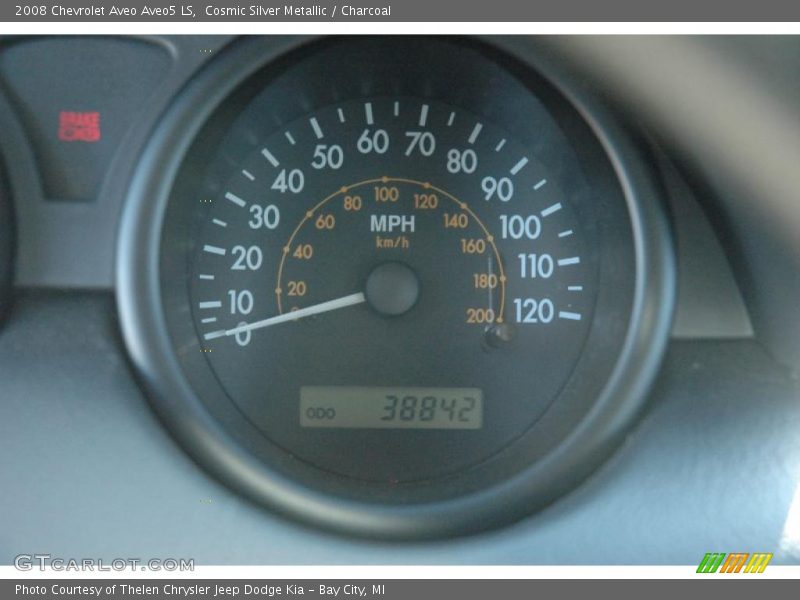 Cosmic Silver Metallic / Charcoal 2008 Chevrolet Aveo Aveo5 LS
