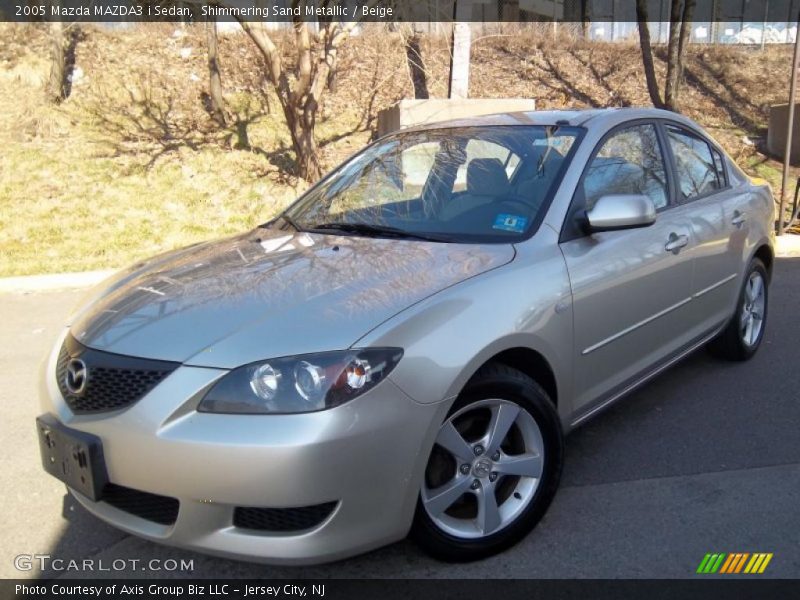 Shimmering Sand Metallic / Beige 2005 Mazda MAZDA3 i Sedan