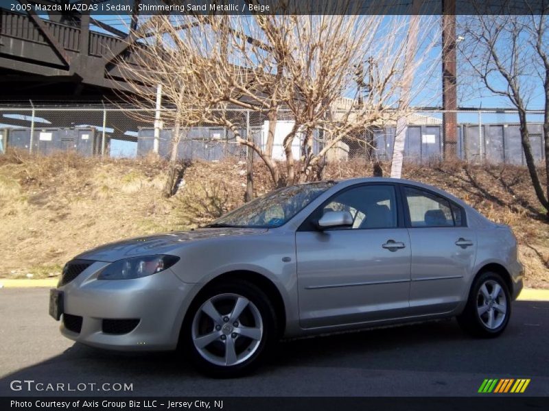 Shimmering Sand Metallic / Beige 2005 Mazda MAZDA3 i Sedan
