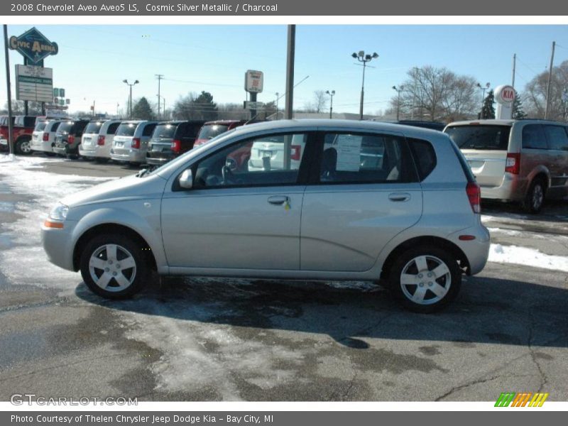 Cosmic Silver Metallic / Charcoal 2008 Chevrolet Aveo Aveo5 LS