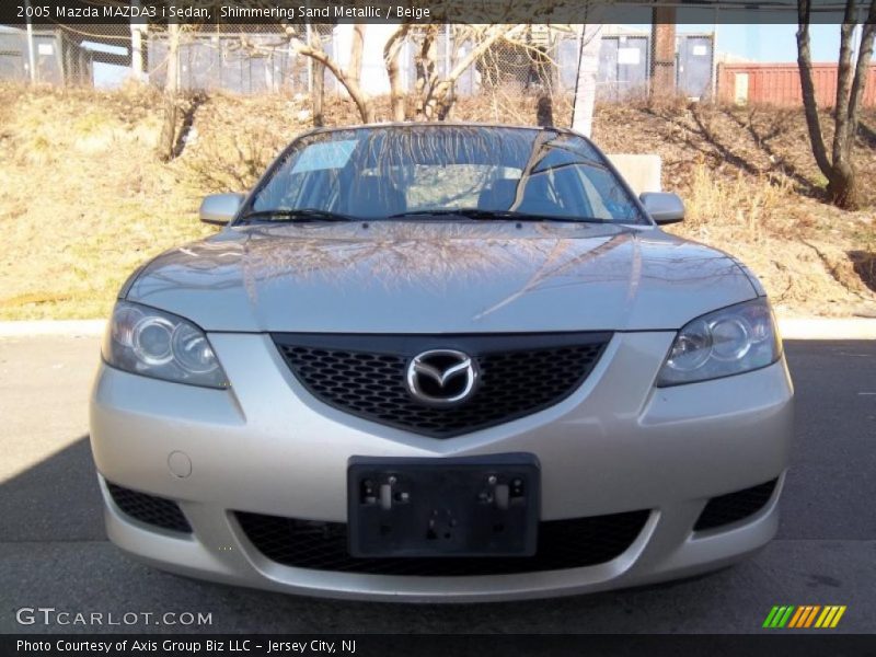 Shimmering Sand Metallic / Beige 2005 Mazda MAZDA3 i Sedan