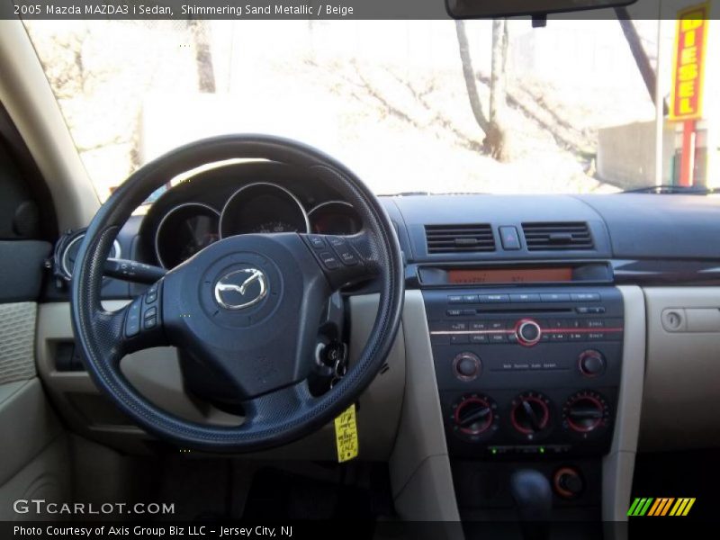 Shimmering Sand Metallic / Beige 2005 Mazda MAZDA3 i Sedan