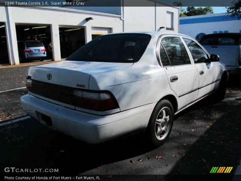 Super White / Gray 1996 Toyota Corolla 1.6