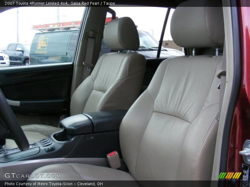 Salsa Red Pearl / Taupe 2007 Toyota 4Runner Limited 4x4