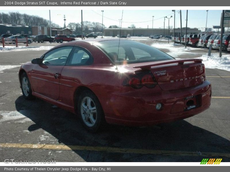 Inferno Red Pearlcoat / Dark Slate Gray 2004 Dodge Stratus SXT Coupe