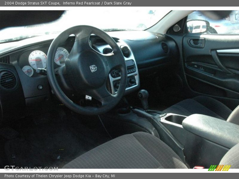 Inferno Red Pearlcoat / Dark Slate Gray 2004 Dodge Stratus SXT Coupe