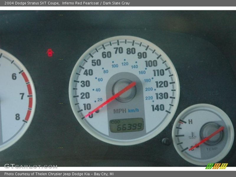 Inferno Red Pearlcoat / Dark Slate Gray 2004 Dodge Stratus SXT Coupe