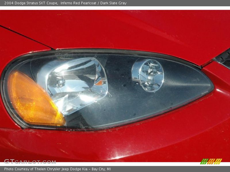 Inferno Red Pearlcoat / Dark Slate Gray 2004 Dodge Stratus SXT Coupe