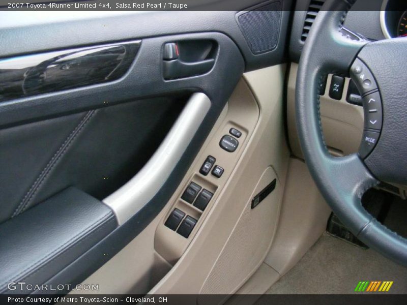 Salsa Red Pearl / Taupe 2007 Toyota 4Runner Limited 4x4