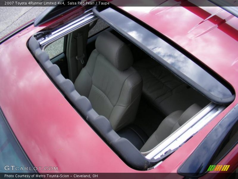 Salsa Red Pearl / Taupe 2007 Toyota 4Runner Limited 4x4