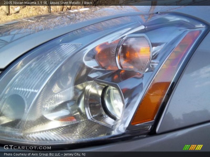 Liquid Silver Metallic / Black 2005 Nissan Maxima 3.5 SE