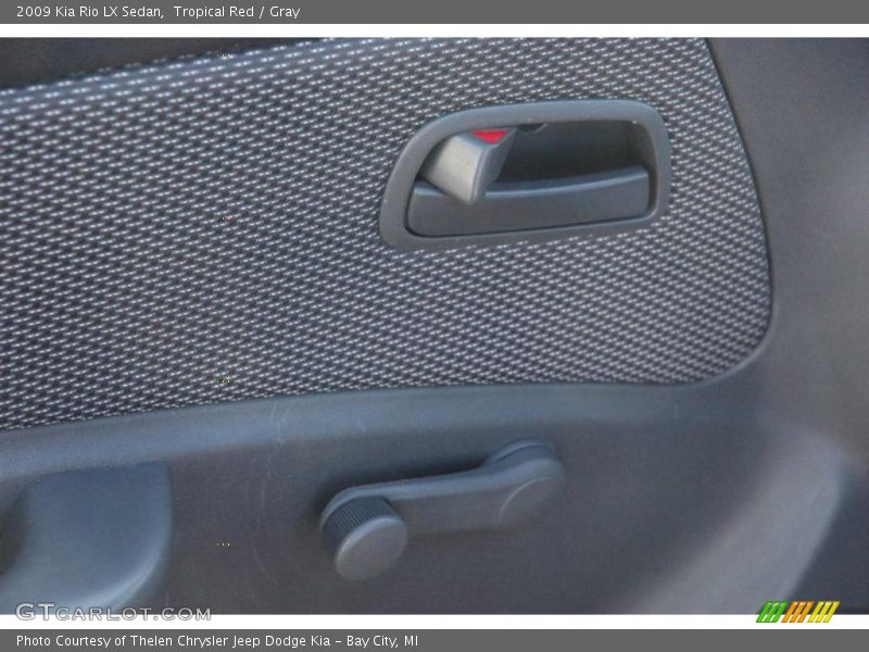 Tropical Red / Gray 2009 Kia Rio LX Sedan