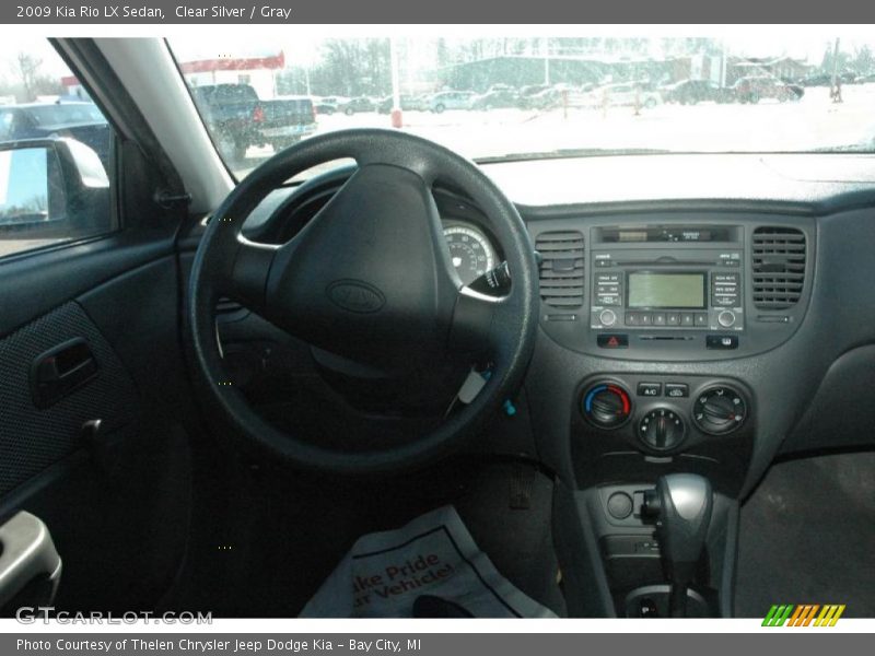 Clear Silver / Gray 2009 Kia Rio LX Sedan