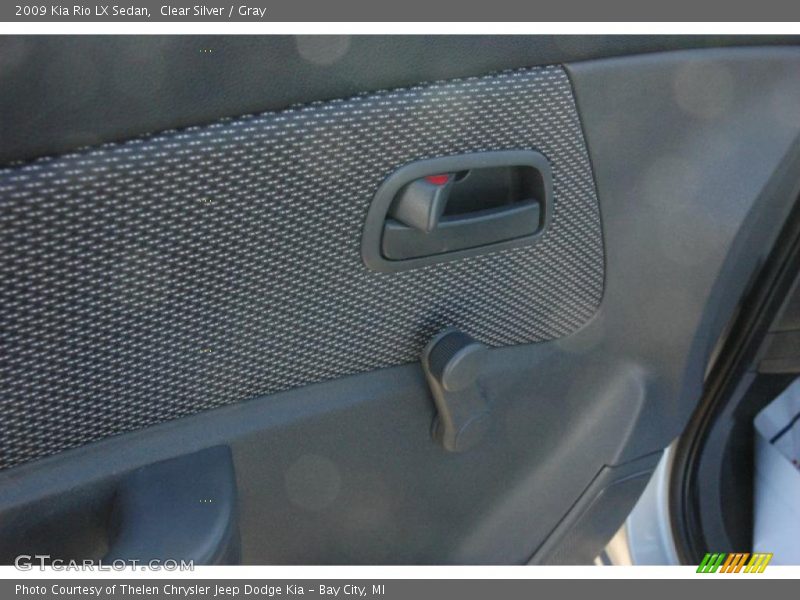 Clear Silver / Gray 2009 Kia Rio LX Sedan