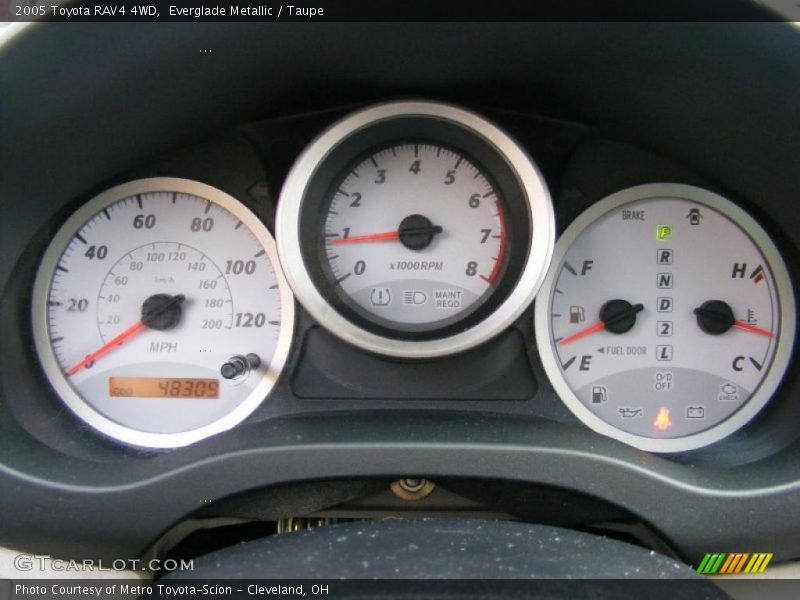 Everglade Metallic / Taupe 2005 Toyota RAV4 4WD