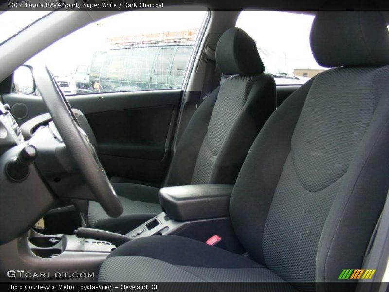 Super White / Dark Charcoal 2007 Toyota RAV4 Sport