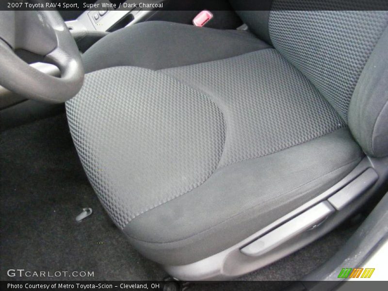 Super White / Dark Charcoal 2007 Toyota RAV4 Sport