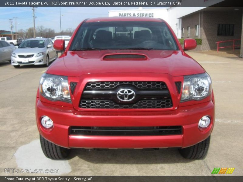 Barcelona Red Metallic / Graphite Gray 2011 Toyota Tacoma V6 TRD Sport PreRunner Double Cab