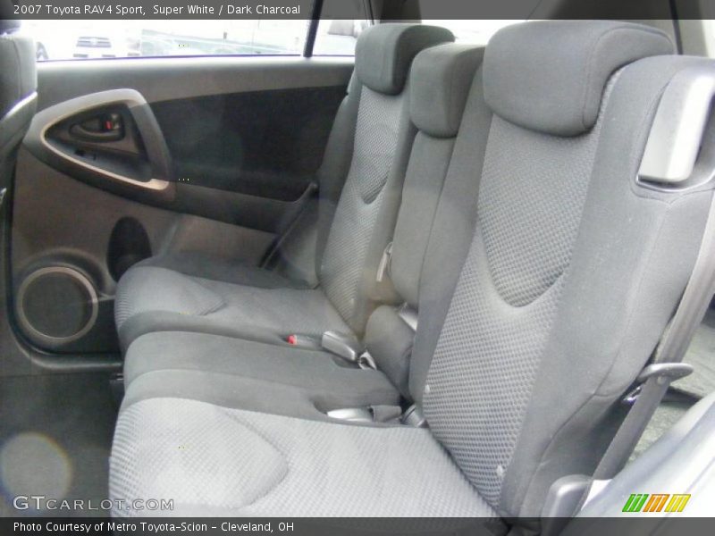 Super White / Dark Charcoal 2007 Toyota RAV4 Sport