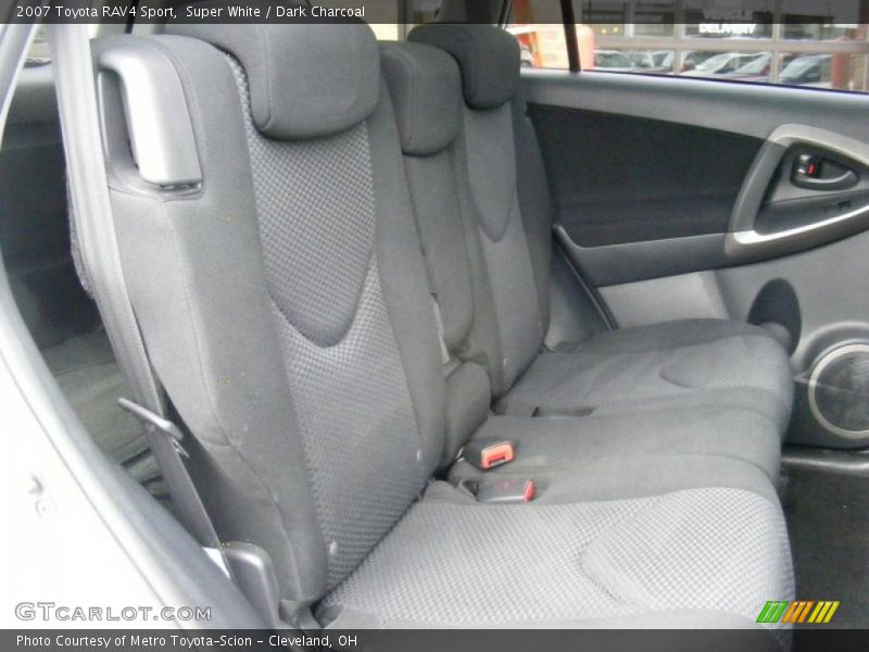 Super White / Dark Charcoal 2007 Toyota RAV4 Sport