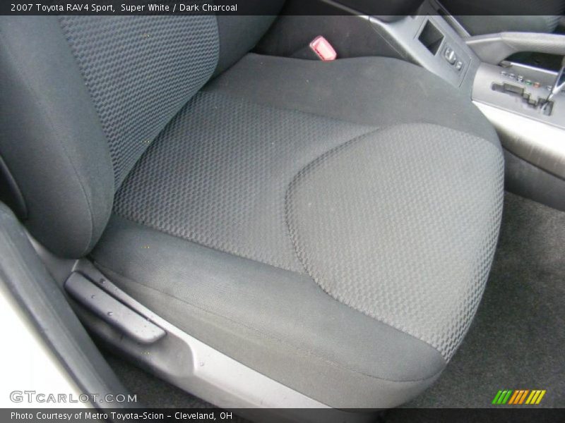 Super White / Dark Charcoal 2007 Toyota RAV4 Sport