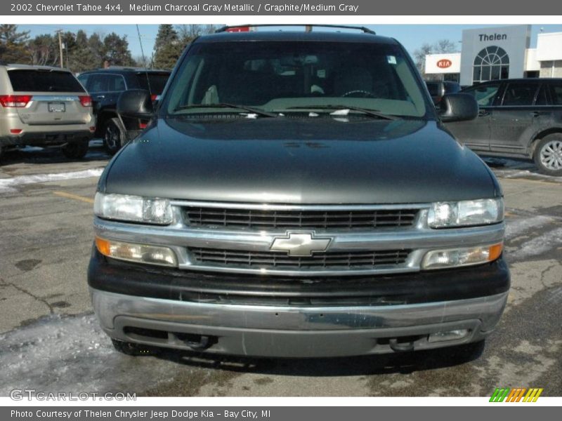 Medium Charcoal Gray Metallic / Graphite/Medium Gray 2002 Chevrolet Tahoe 4x4