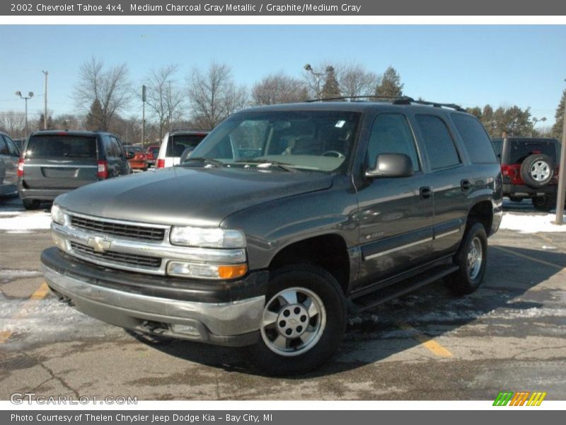 Medium Charcoal Gray Metallic / Graphite/Medium Gray 2002 Chevrolet Tahoe 4x4